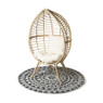 Egg chair naturel - 90x64x155 cm