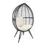 Egg chair zwart - 155x90x64 cm 
