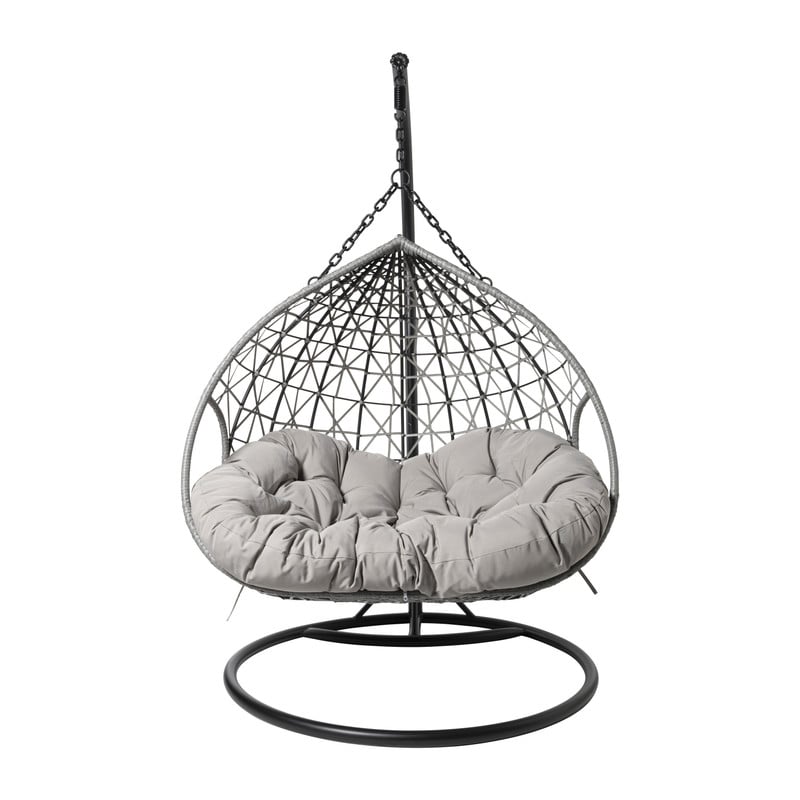 Hangstoel loveseat - grijs - ø120x200 cm