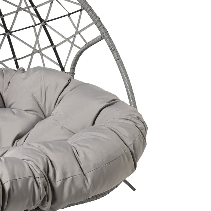 Hangstoel loveseat - grijs - ø120x200 cm