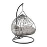 Hangstoel loveseat - grijs - ø120x200 cm