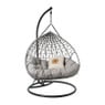 Hangstoel loveseat - grijs - ø120x200 cm