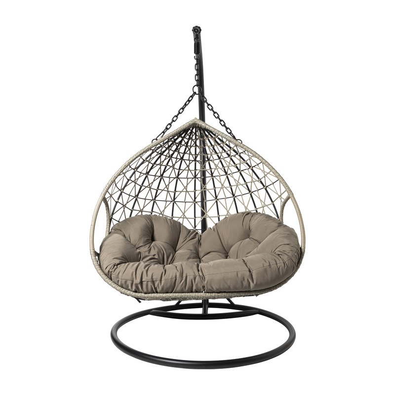 Hangstoel loveseat - bruin - ø120x200 cm
