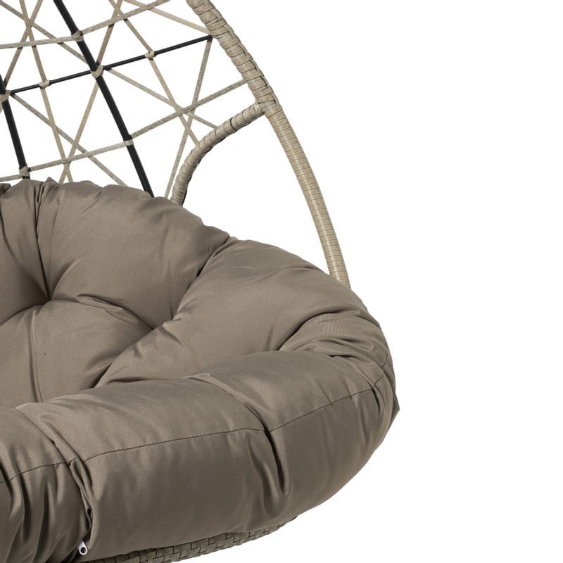 Hangstoel loveseat - bruin - ø120x200 cm