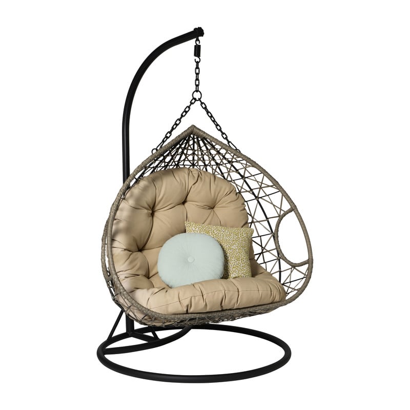 Hangstoel loveseat - beige - ø120x200 cm