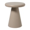 Bijzettafel Felix - beige - ø39x45 cm