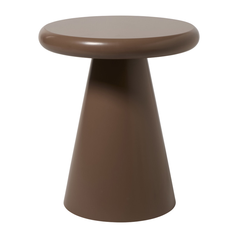 Bijzettafel Felix - beige - ø39x45 cm