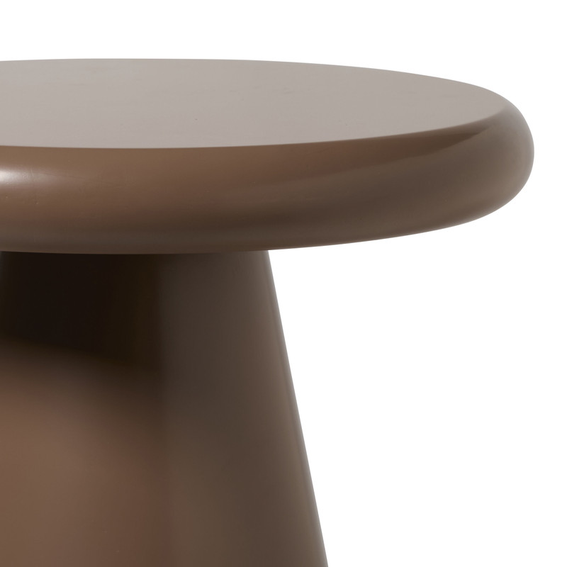 Bijzettafel Felix - beige - ø39x45 cm
