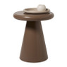 Bijzettafel Felix - beige - ø39x45 cm