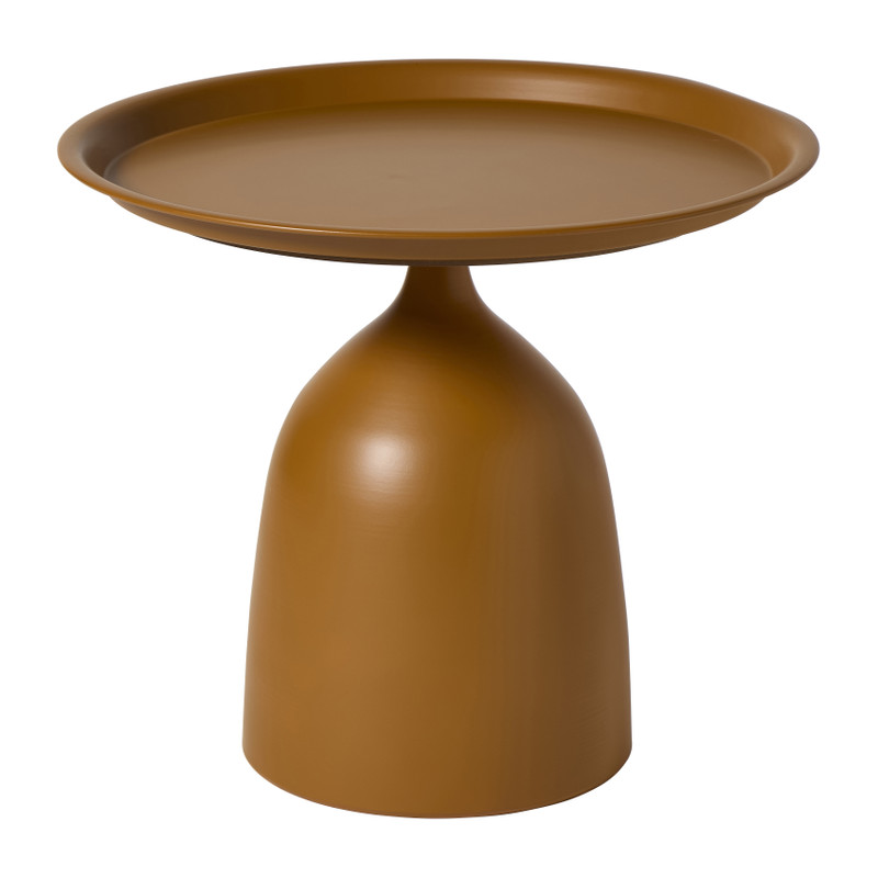 Bijzettafel Bas - bruin - ø51x43.5 cm