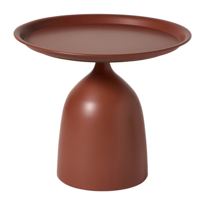 Bijzettafel Bas - bordeaux rood - ø51x43.5 cm