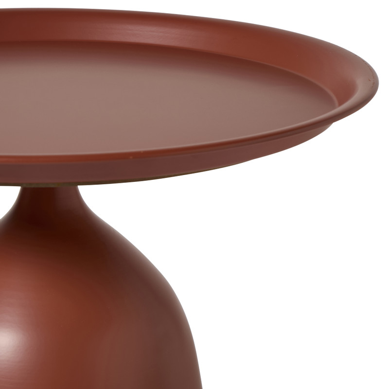 Bijzettafel Bas - geel - ø51x43.5 cm