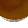 Bijzettafel keramiek streep - caramel - ø42x34 cm