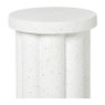 Bijzettafel Malmo - wit - ø40x45 cm