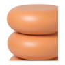 Bijzettafel pop-art bubbles - peach - ø40x50 cm