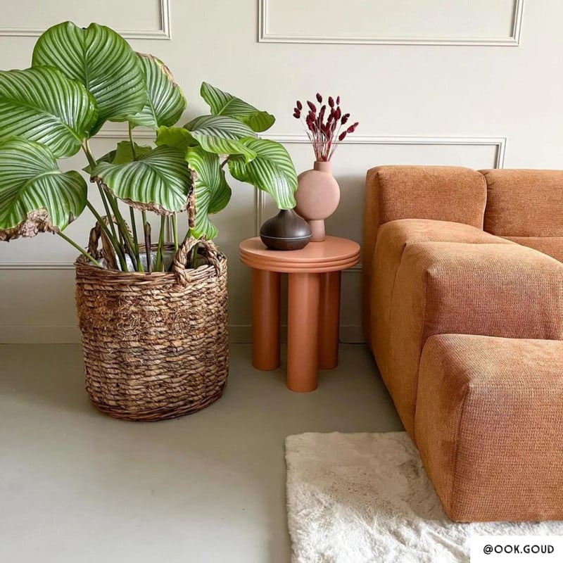 Bijzettafel Stockholm - peach - ø40x45 cm