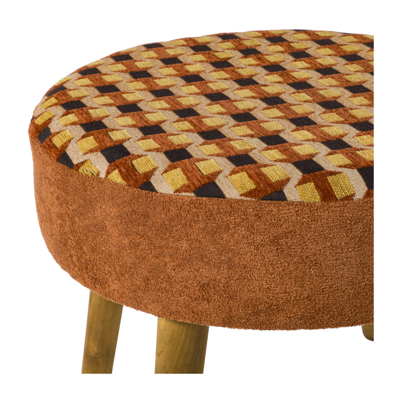 Poef Francis - ø46x38 cm