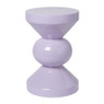 Bijzettafel diabolo - lila - ø33x50 cm