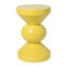 Bijzettafel diabolo - geel - ø33x50 cm