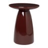 Bijzettafel Paris - bordeauxrood - ø36x46 cm