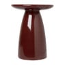 Bijzettafel Paris - bordeauxrood - ø36x46 cm