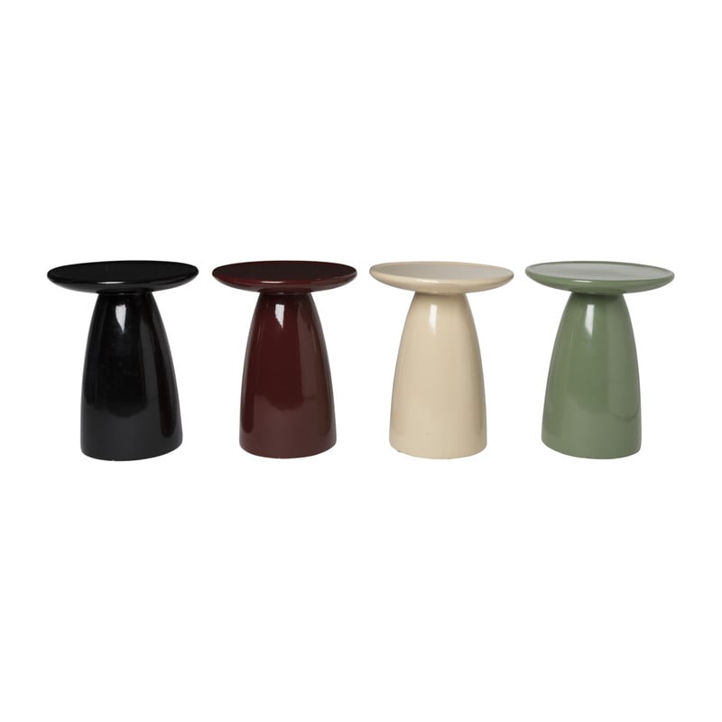 Bijzettafel Paris - beige - ø36x46 cm