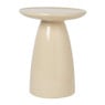 Bijzettafel Paris - beige - ø36x46 cm