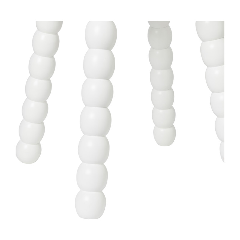 Bijzettafel Julia - wit - ø40x40 cm