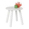 Bijzettafel Julia - wit - ø40x40 cm