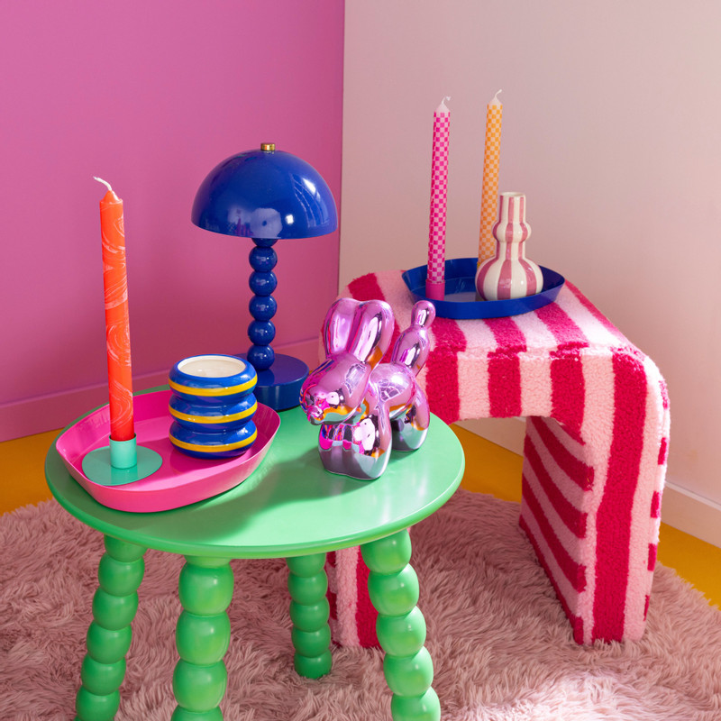 Bijzettafel Julia - groen - ø40x40 cm