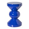 Bijzettafel diabolo - blauw - ø33x50 cm
