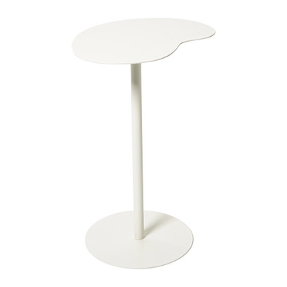 Bijzettafel Mica organisch - wit - 53x35x26 cm