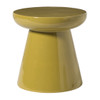 Bijzettafel Calvin - olijfgroen - ø35x35 cm
