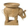 Bijzettafel olifant - rotan - 65x55x45 cm