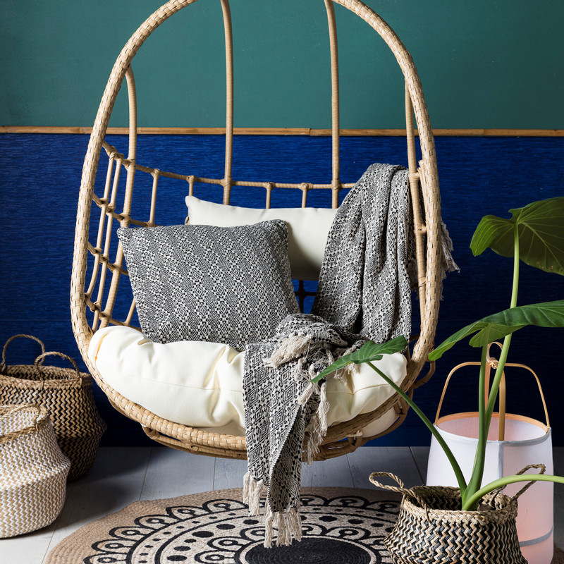 Hangkuip chill - naturel - 84x61x110 cm 