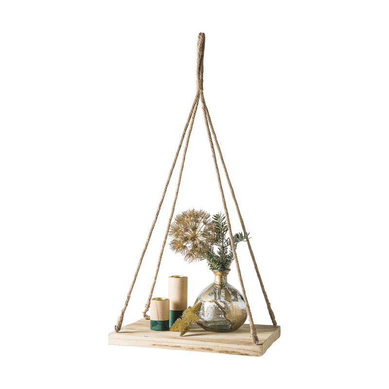 Hangplankje rechthoekig - 45x29x4 cm 