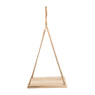 Hangplankje rechthoekig - 45x29x4 cm 