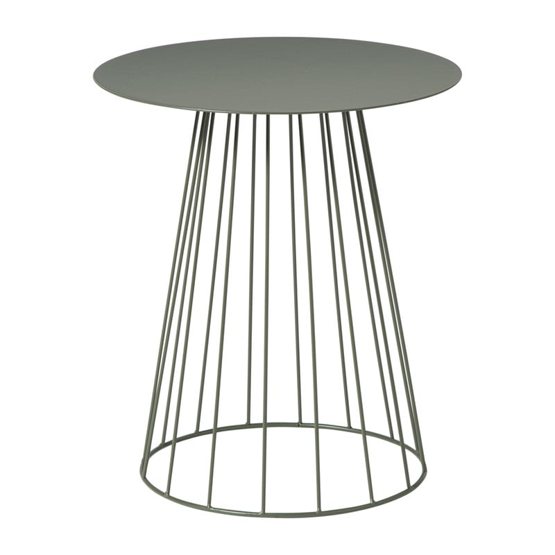Bijzettafel Vicky - groen - ø35x40 cm