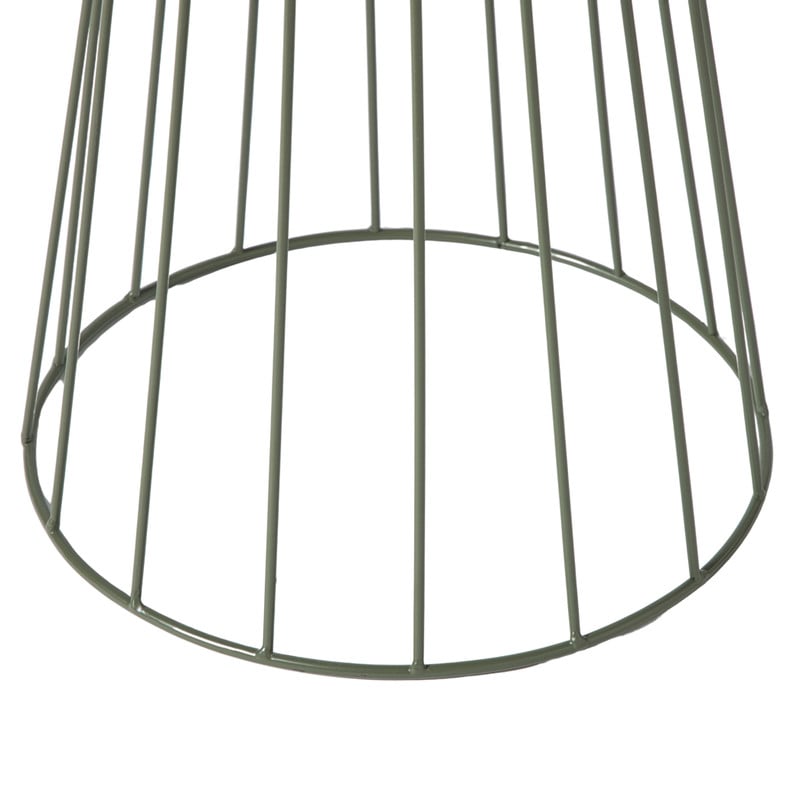 Bijzettafel Vicky - groen - ø35x40 cm