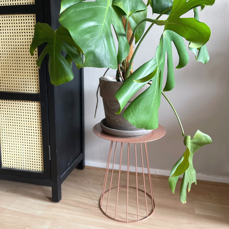 Bijzettafel Vicky - bruin - ø35x40 cm