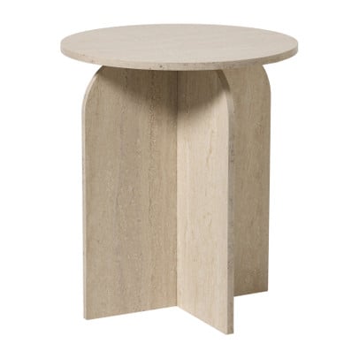 Bijzettafel Robin hoog - grijs - ø38x44 cm