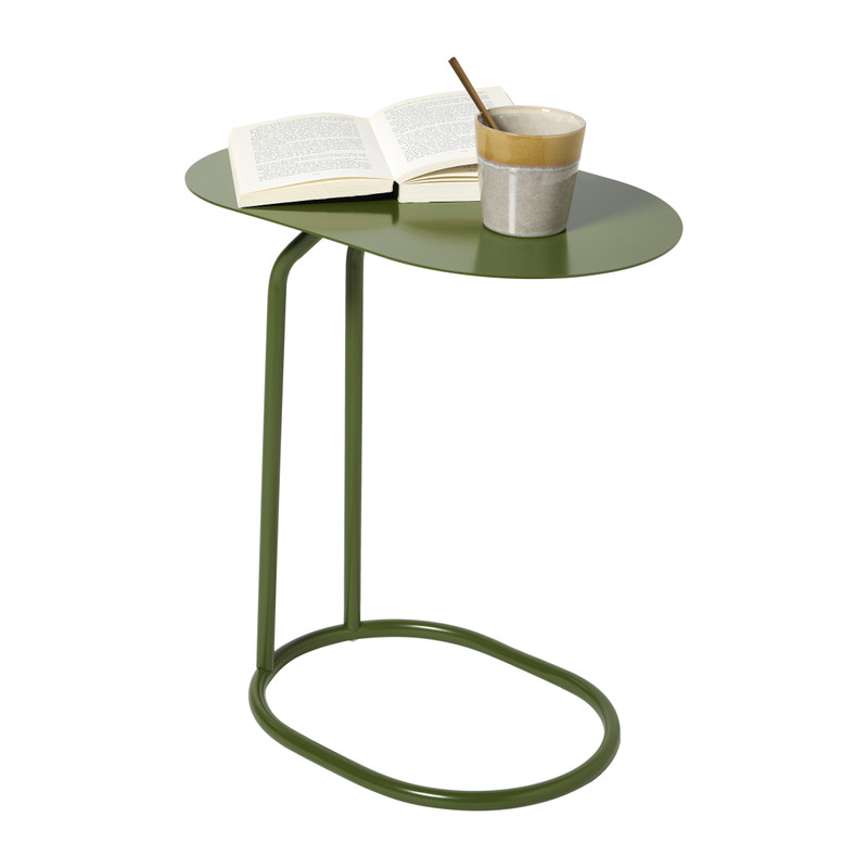 Bijzettafel Freddy - groen - 49x45x28 cm