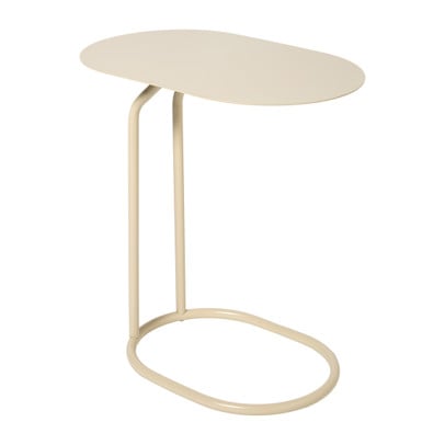 Bijzettafel Freddy - beige - 49x45x28 cm