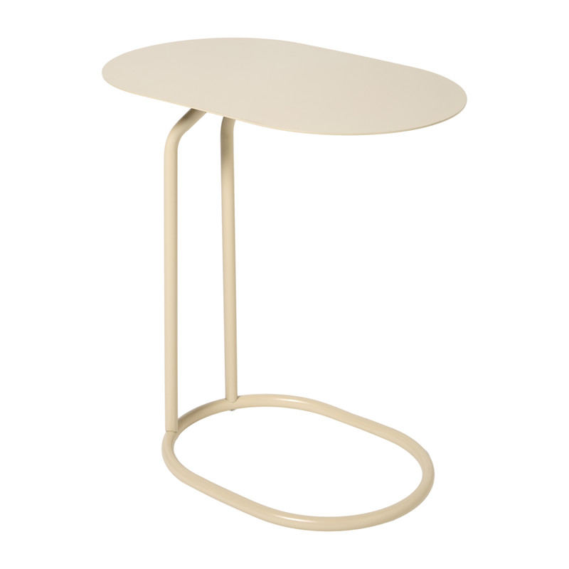 Bijzettafel Freddy - beige - 49x45x28 cm