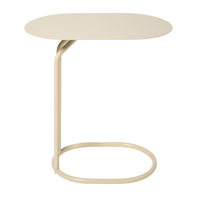 Bijzettafel Freddy - beige - 49x45x28 cm
