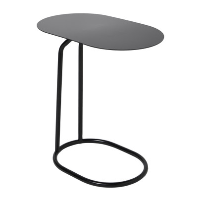 Bijzettafel Freddy - zwart - 49x45x28 cm