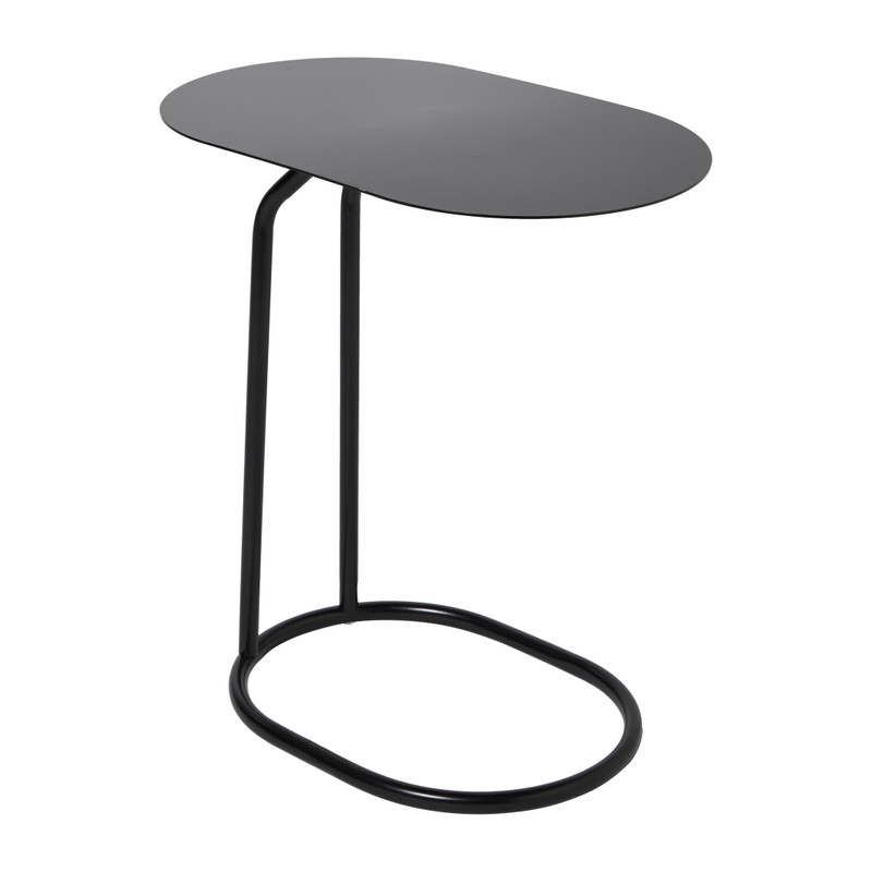 Bijzettafel Freddy - zwart - 49x45x28 cm