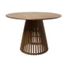 Eettafel Japandi - bruin - ø110x75 cm