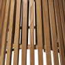 Eettafel Japandi - bruin - ø110x75 cm