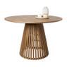 Eettafel Japandi - bruin - ø110x75 cm